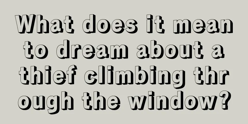 What does it mean to dream about a thief climbing through the window?