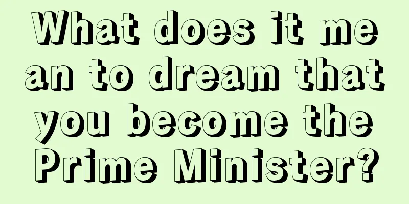 What does it mean to dream that you become the Prime Minister?