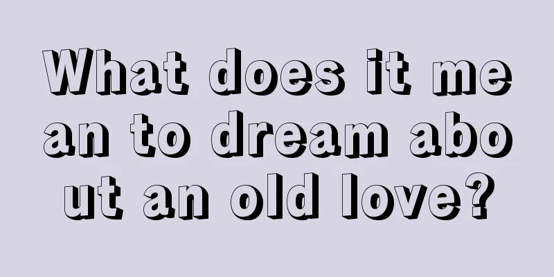 What does it mean to dream about an old love?