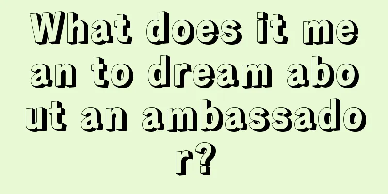 What does it mean to dream about an ambassador?