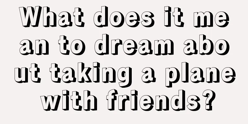 What does it mean to dream about taking a plane with friends?