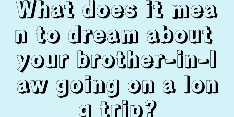 What does it mean to dream about your brother-in-law going on a long trip?