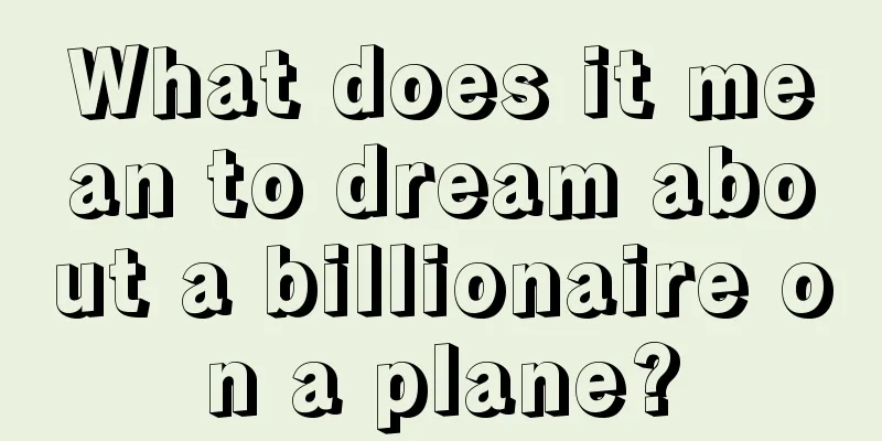 What does it mean to dream about a billionaire on a plane?