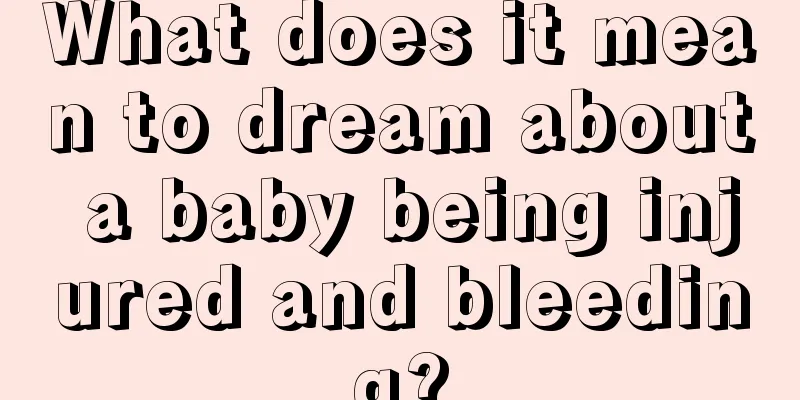 What does it mean to dream about a baby being injured and bleeding?