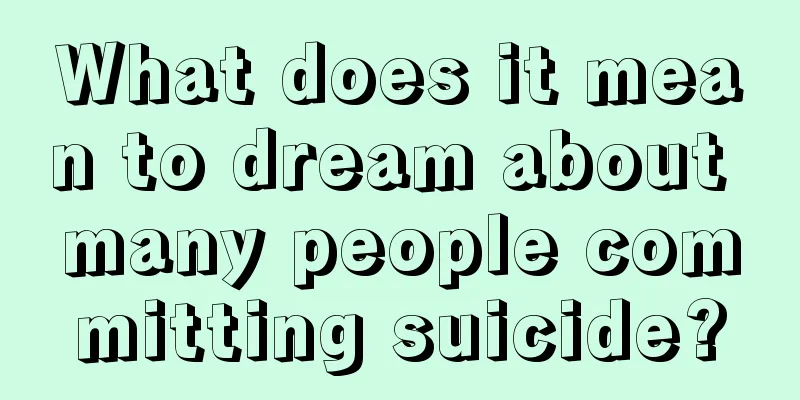 What does it mean to dream about many people committing suicide?