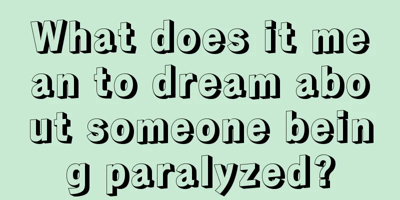 What does it mean to dream about someone being paralyzed?