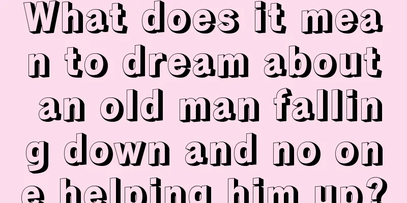 What does it mean to dream about an old man falling down and no one helping him up?