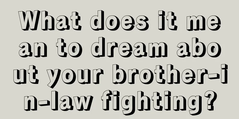 What does it mean to dream about your brother-in-law fighting?