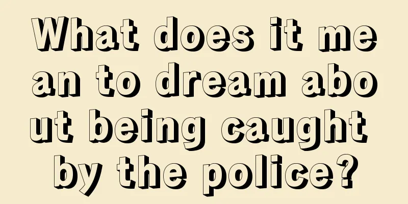 What does it mean to dream about being caught by the police?